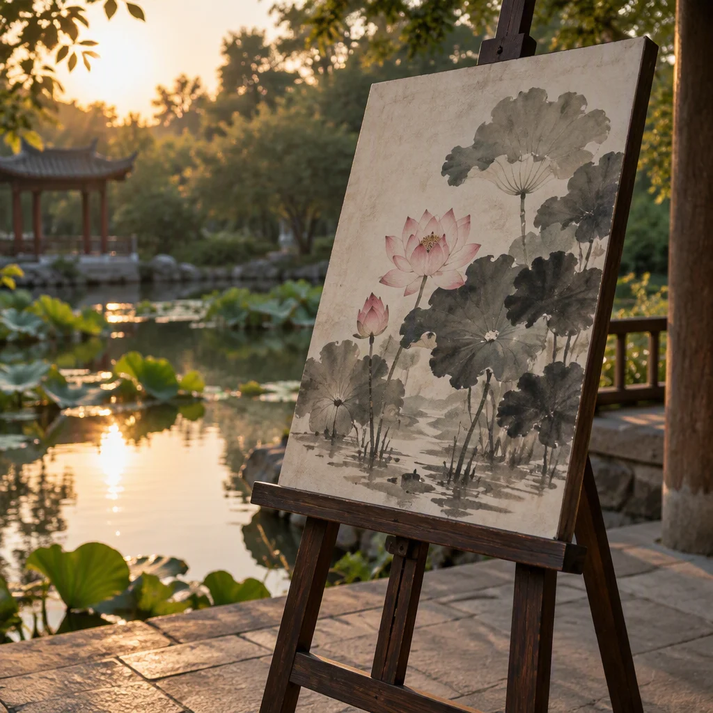 tranh thủy mặc: gợi ý số 14