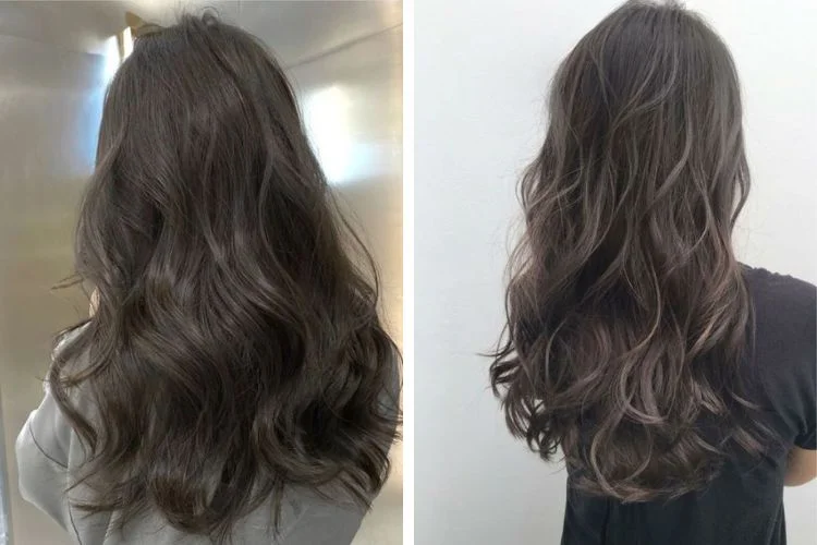 Kiểu tóc uốn gợn sóng nhẹ