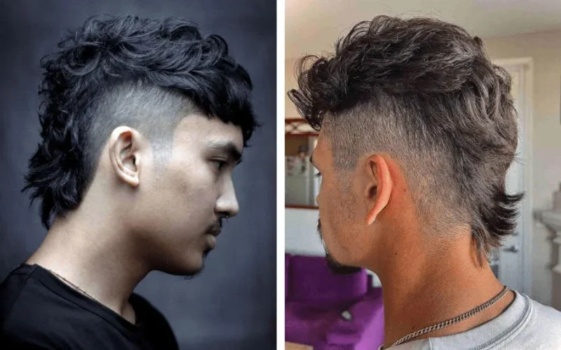 Tóc nam undercut Mohawk