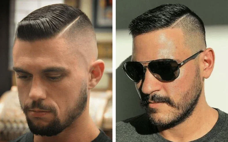 Tóc nam Flat top undercut