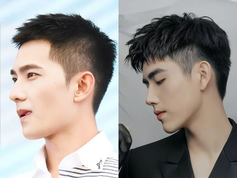 những kiểu tóc nam undercut mái ngắn