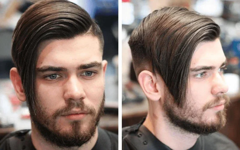 Tóc nam Asymertrical undercut