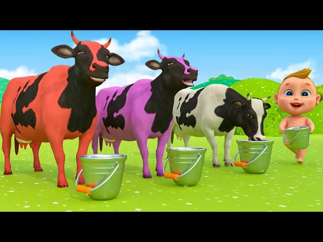 Bài Hát Thiếu Nhi: Con Bò Con | Phim Hoạt Hình Chú Bò Sữa Vui Nhộn - YouTube