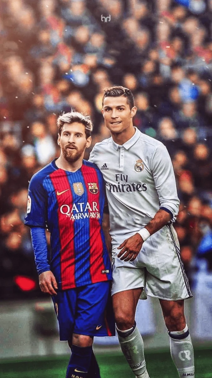 Hình nền Ronaldo và Messi 4K: Khi hai huyền thoại hội tụ