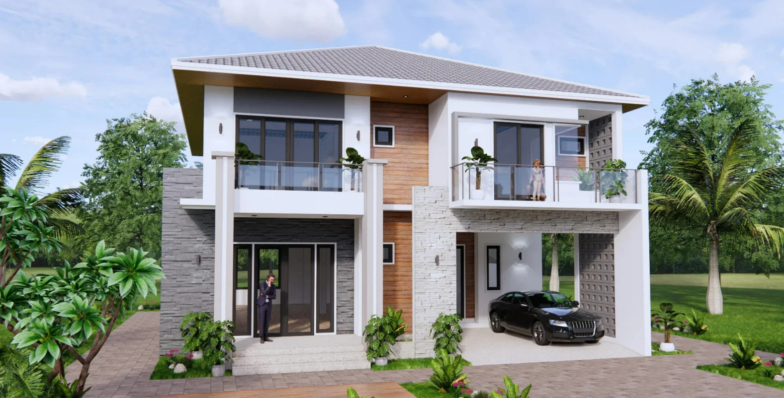 mẫu nhà 2 tầng giá 1 tỷ (2)