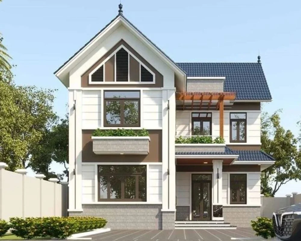 mẫu nhà 2 tầng đẹp giá 1 tỷ
