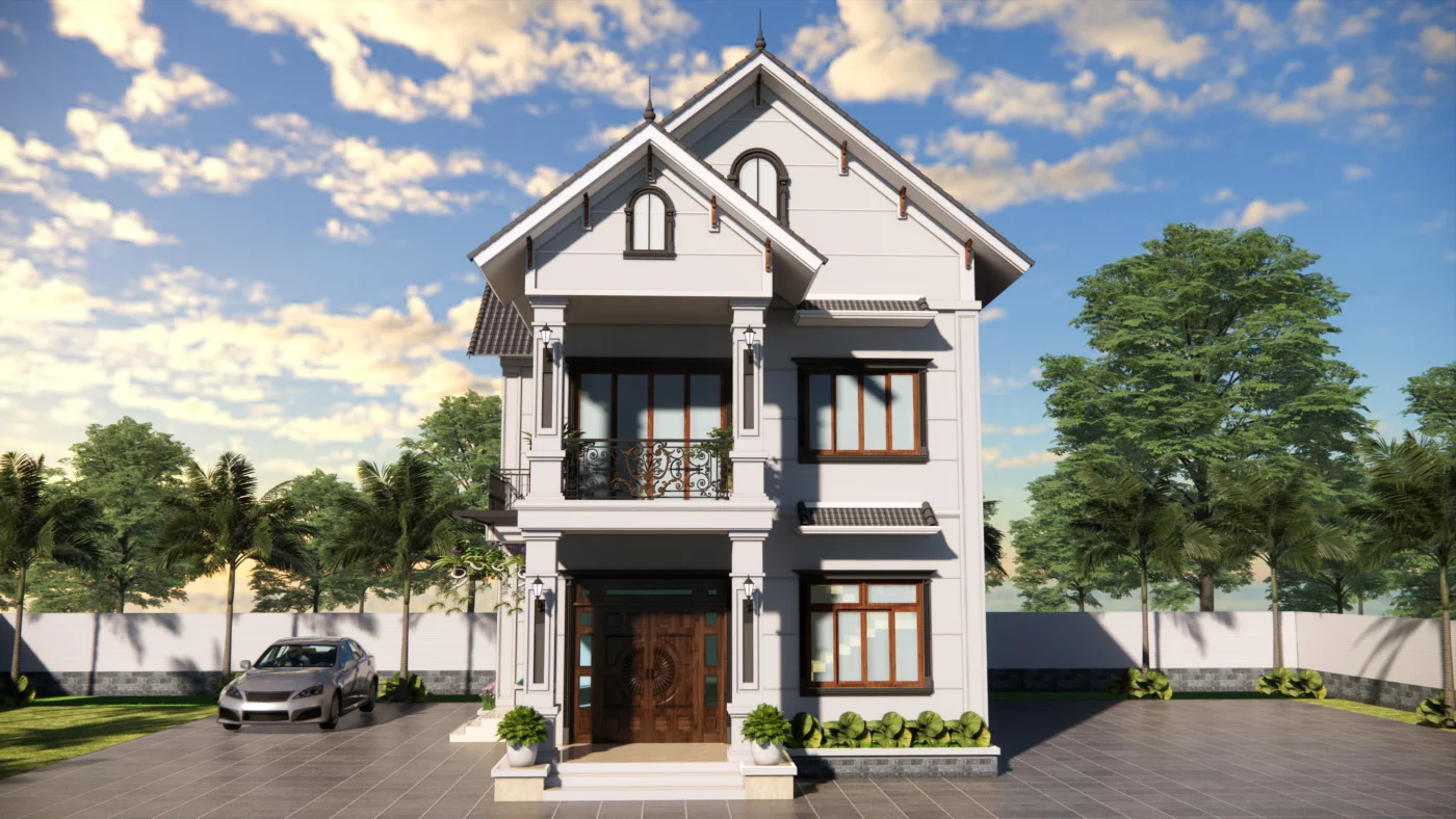 mẫu nhà 2 tầng đẹp giá 1 tỷ (3)