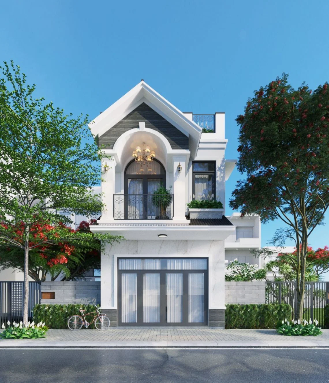 mẫu nhà 2 tầng đẹp giá 1 tỷ (2)