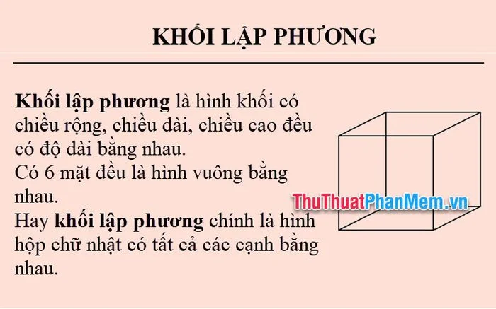 Khám phá bí quyết tính diện tích khối lập phương và ví dụ đi kèm