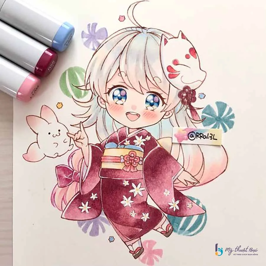 Hình vẽ anime chibi