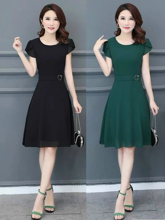 Mẫu váy đầm xòe dự tiệc cưới sang trọng có bigsize giá rẻ đẹp mẫu mới siêu hót | Lazada Việt Nam