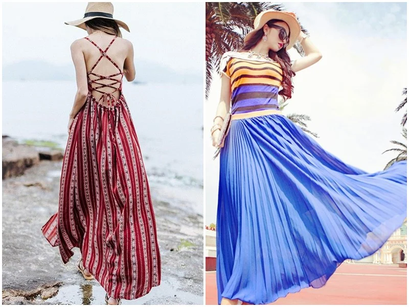 những mẫu đầm xòe sang trọng, hình 75