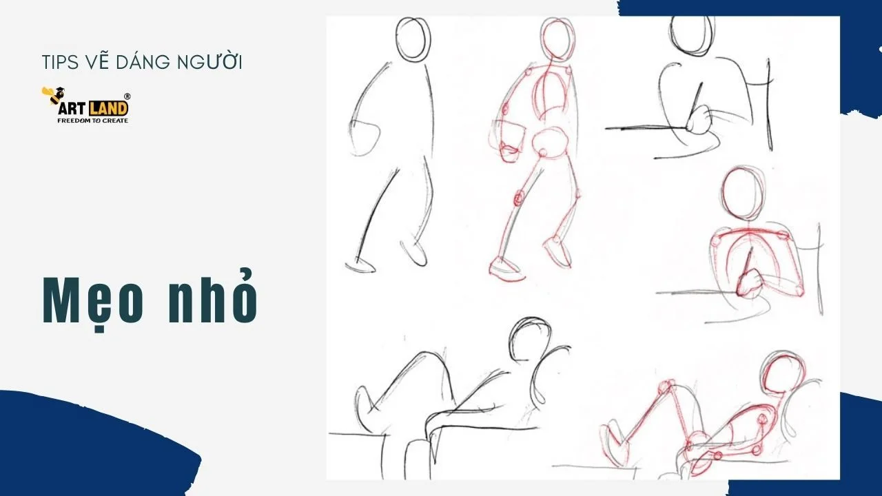Vẽ dáng người đứng nhìn từ sau