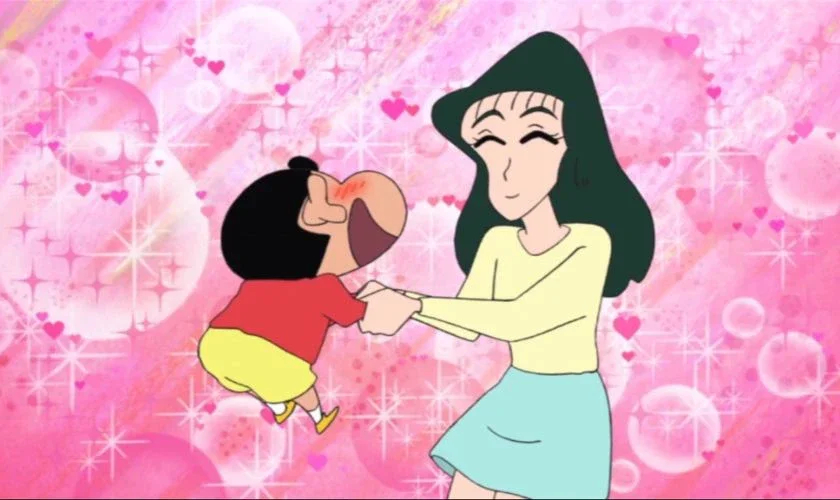 Hình nền cu Shin và các chị gái