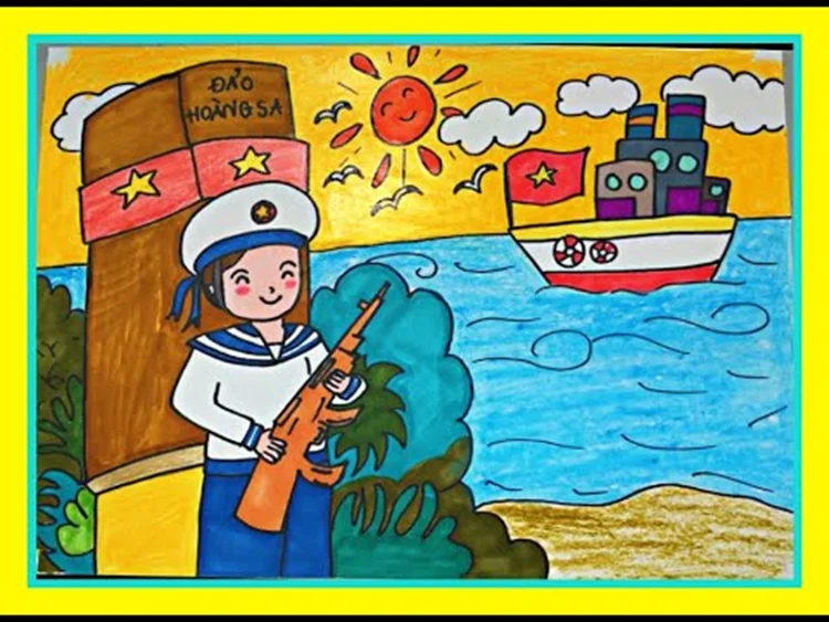 Hãy vẽ, sưu tầm tranh, ảnh, viết đoạn văn ngắn, làm thơ về các chú bộ đội