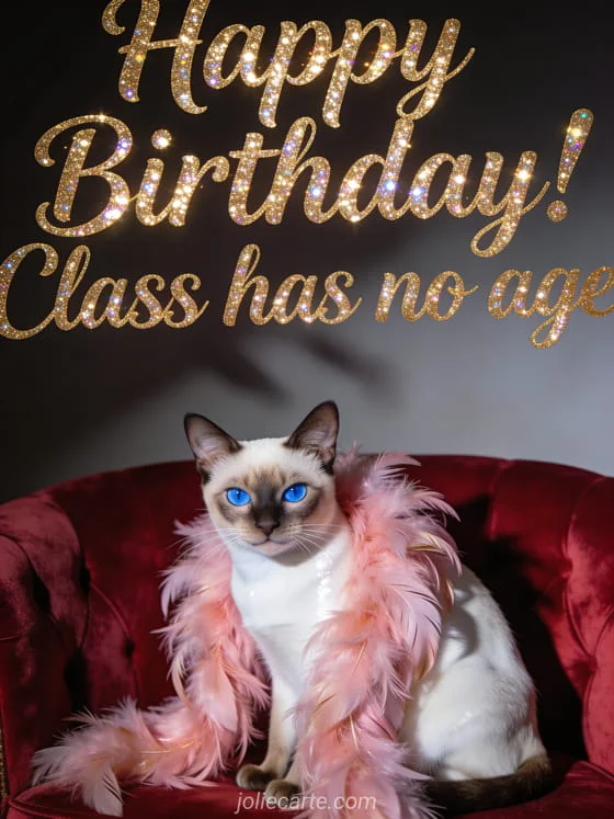 😂 Happy birthday class has no age - Free card - JolieCarte