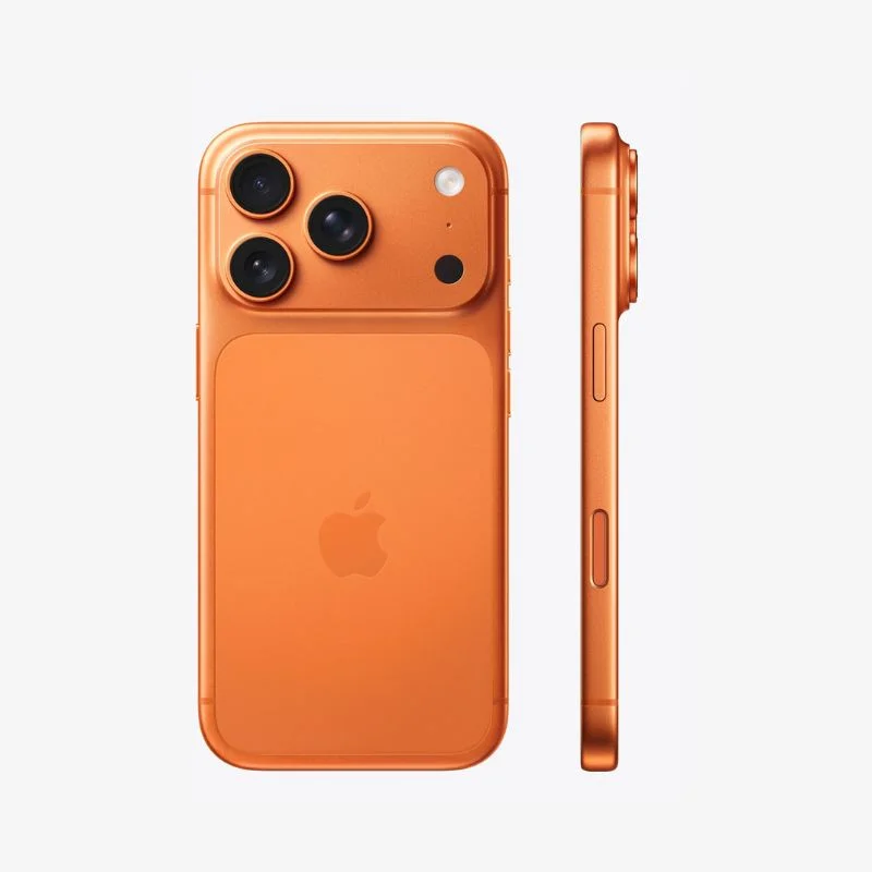 Hình iPhone 17 Pro Max concept với màu cam độc đáo và thiết kế camera mới